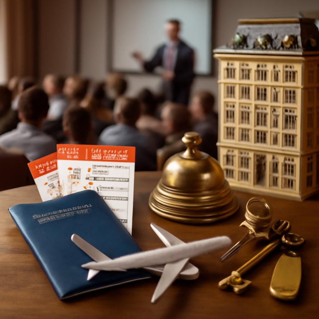 milhas para hotelaria para eventos de palestras
