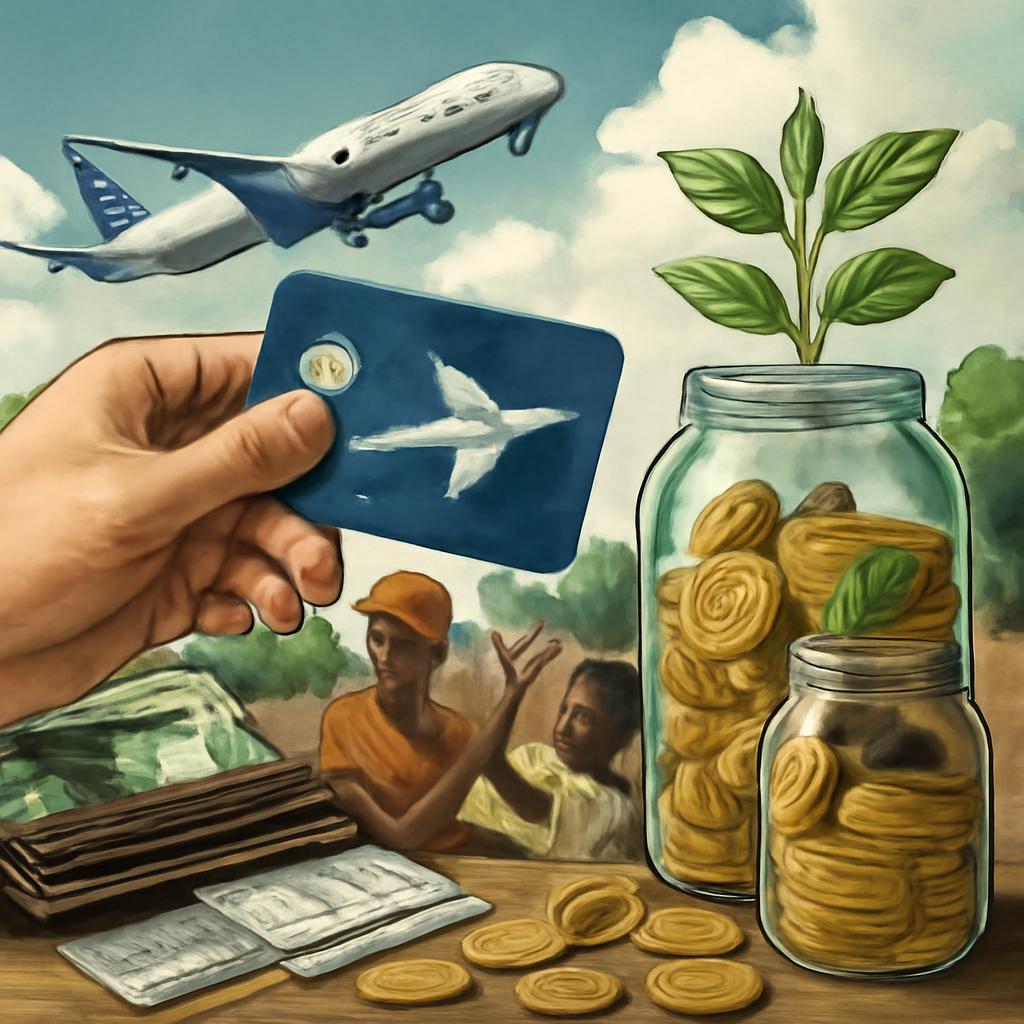 milhas para investimento social