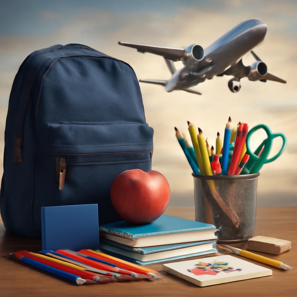 milhas para materiais escolares
