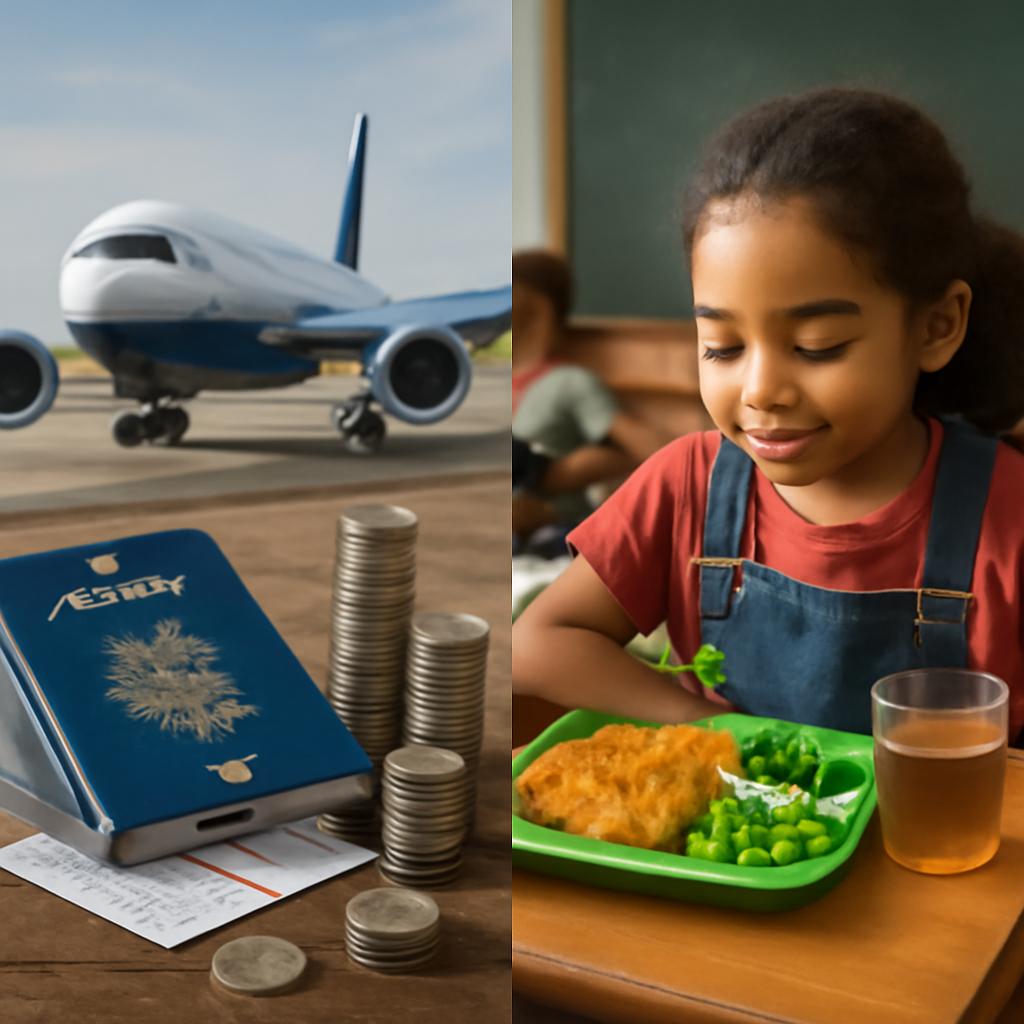 milhas para merenda escolar