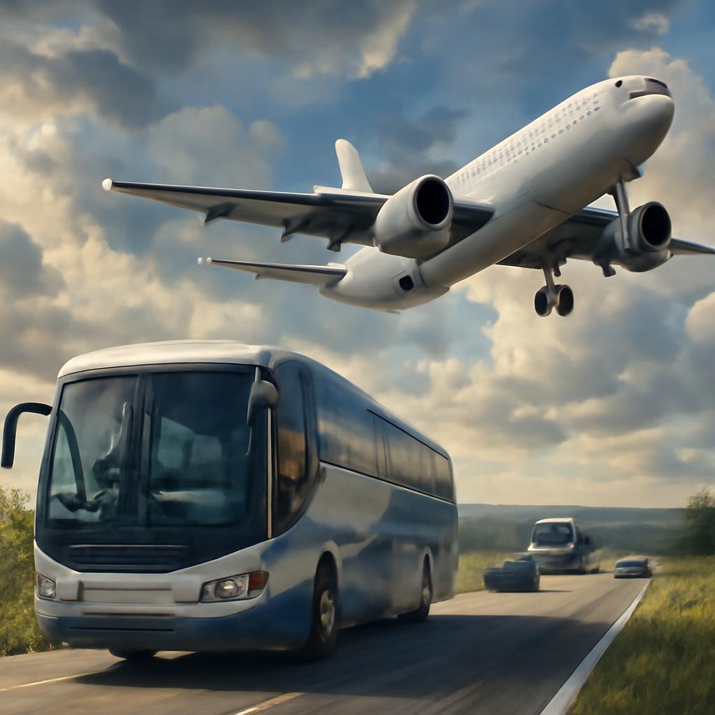 milhas para milhas para transporte intermunicipal