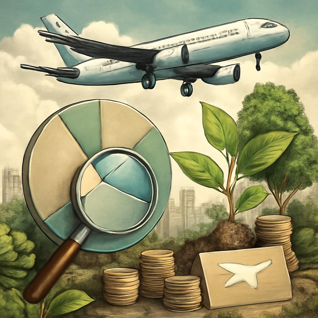 milhas para monitoramento de marketing sustentável
