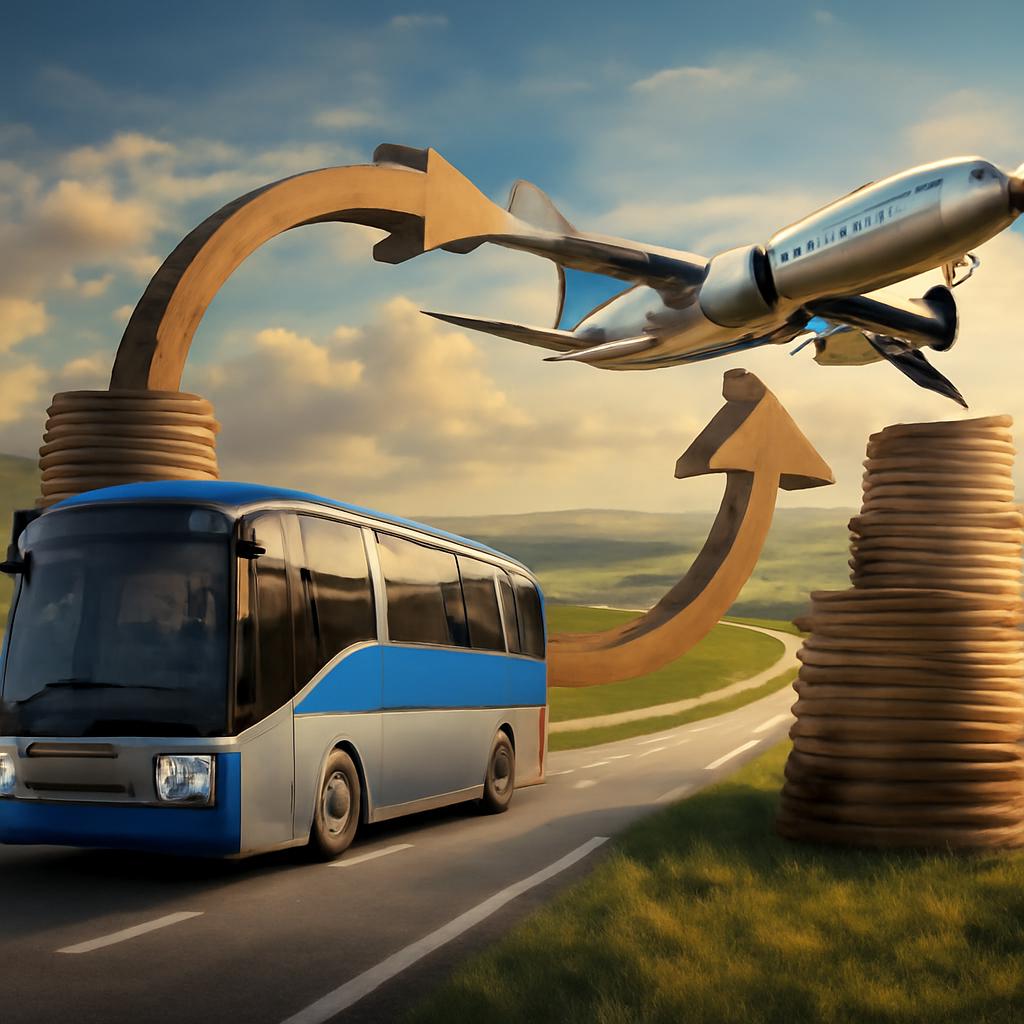 milhas para ônibus