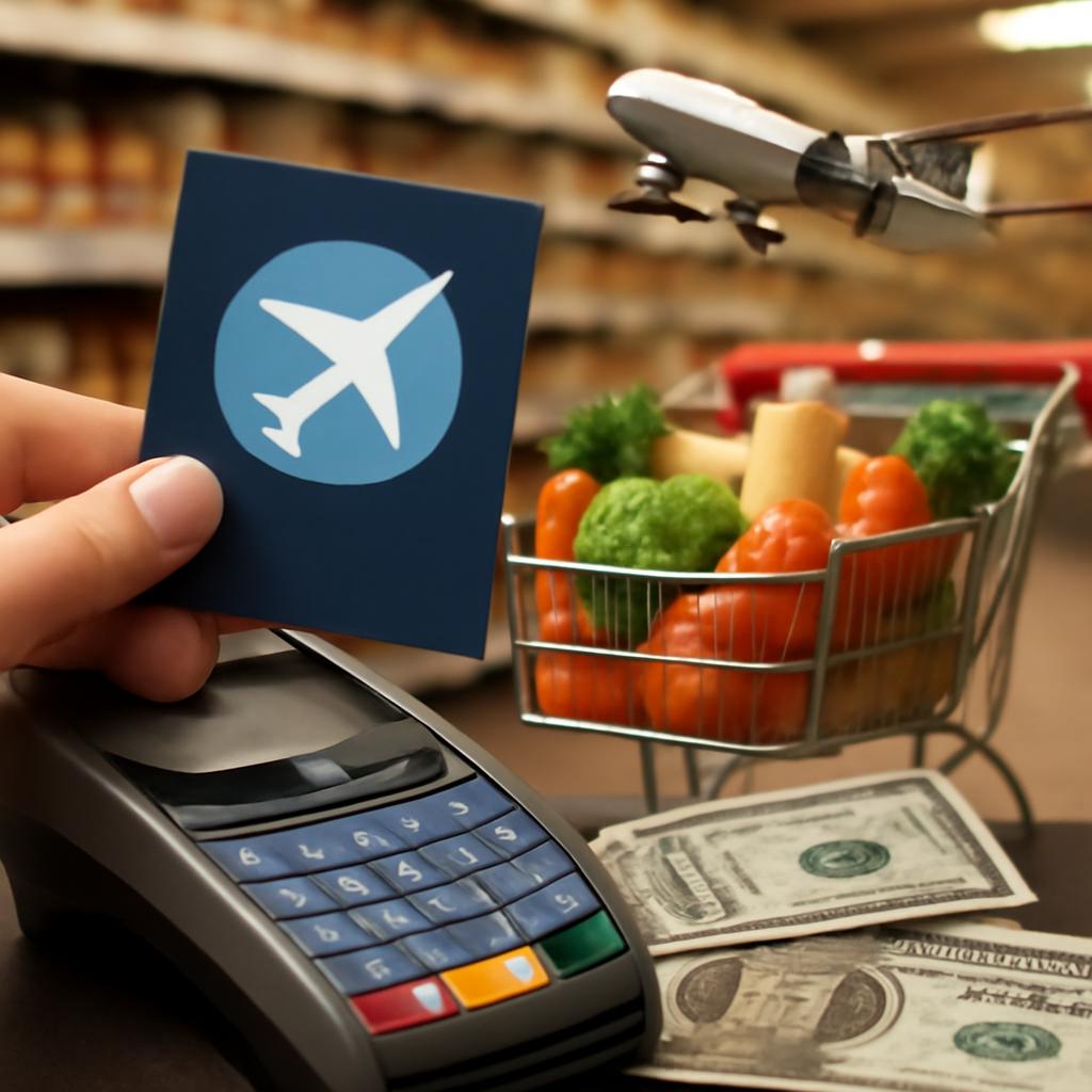milhas para pagamentos em supermercados e lojas