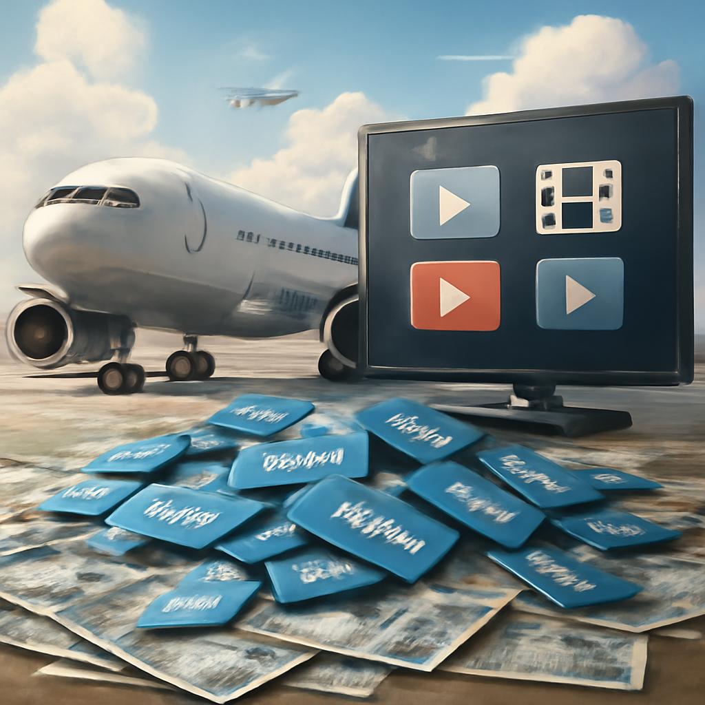 milhas para plataformas de vídeo