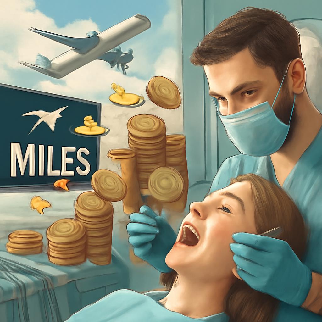 milhas para pontos para assistência odontológica
