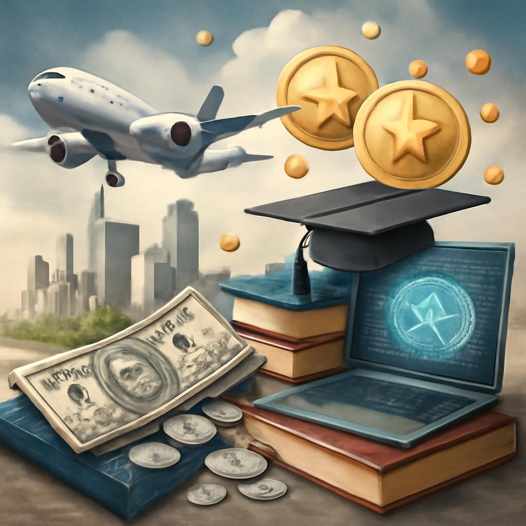 milhas para pontos para educação tecnológica