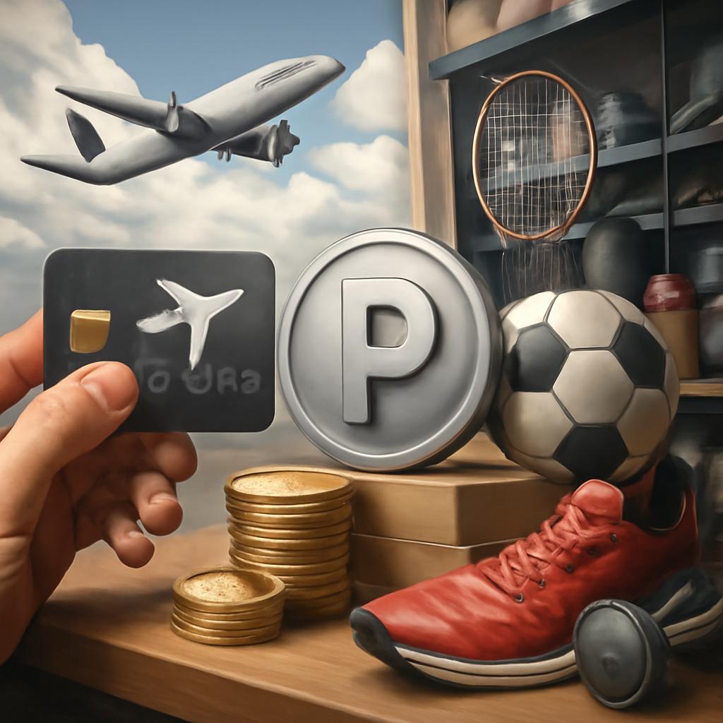 milhas para pontos para lojas de atividades esportivas