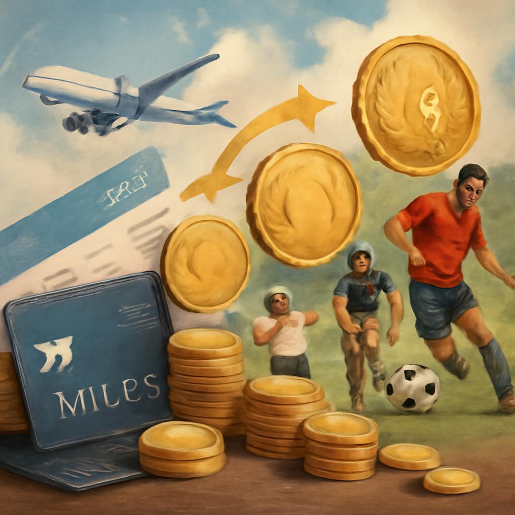 milhas para pontos para modalidades esportivas