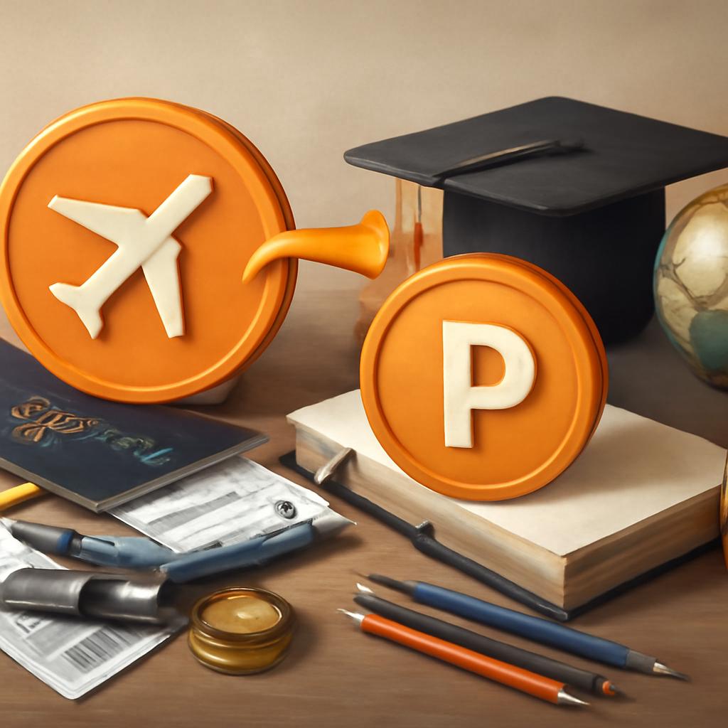 milhas para pontos para programas educacionais