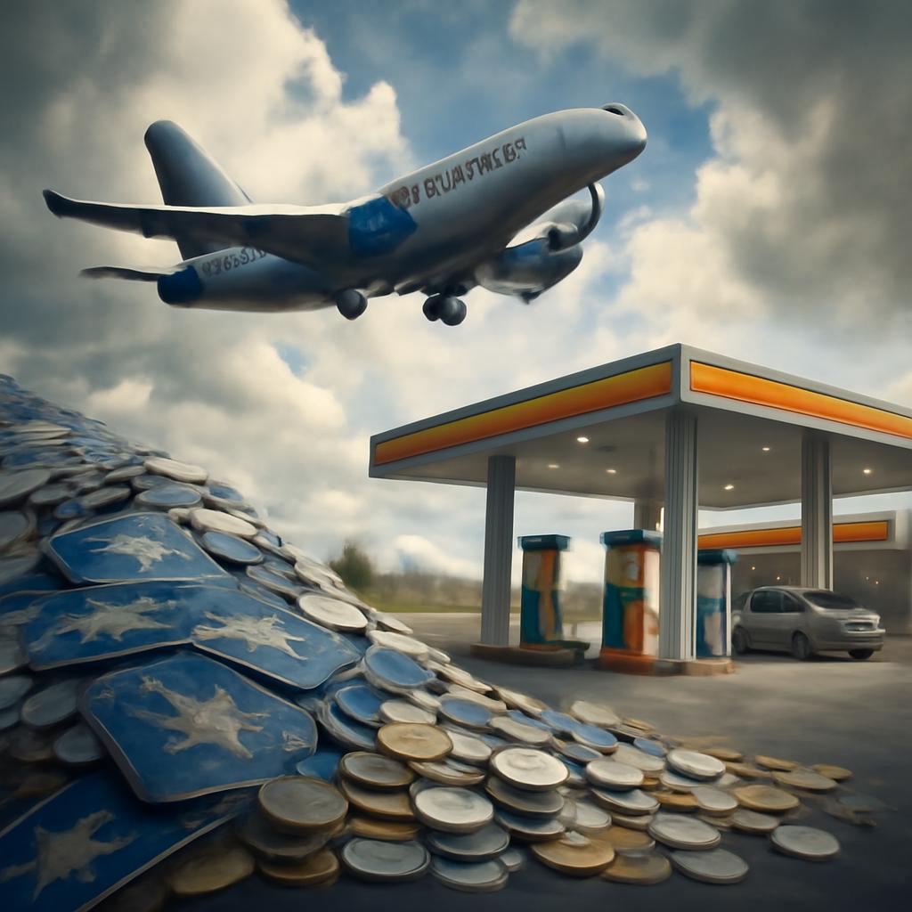 milhas para postos de gasolina