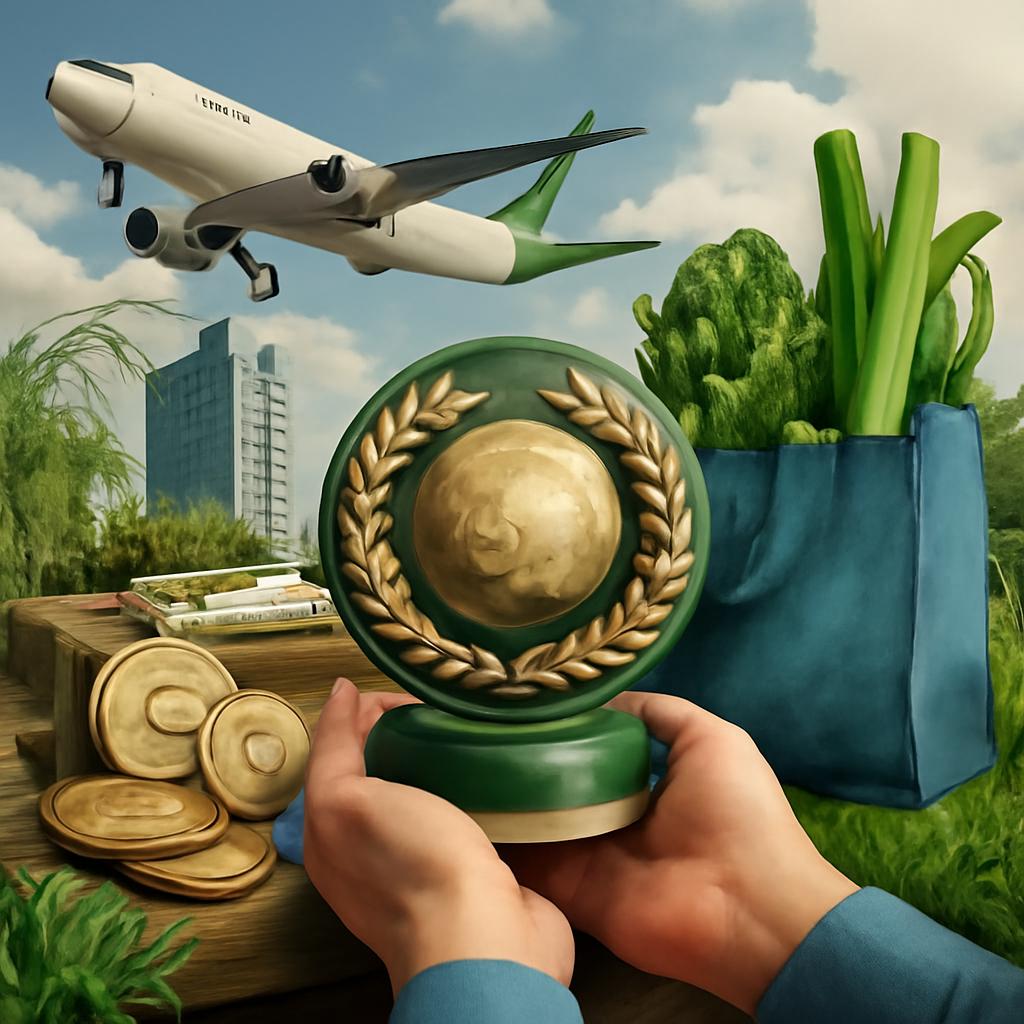 milhas para prêmios de sustentabilidade