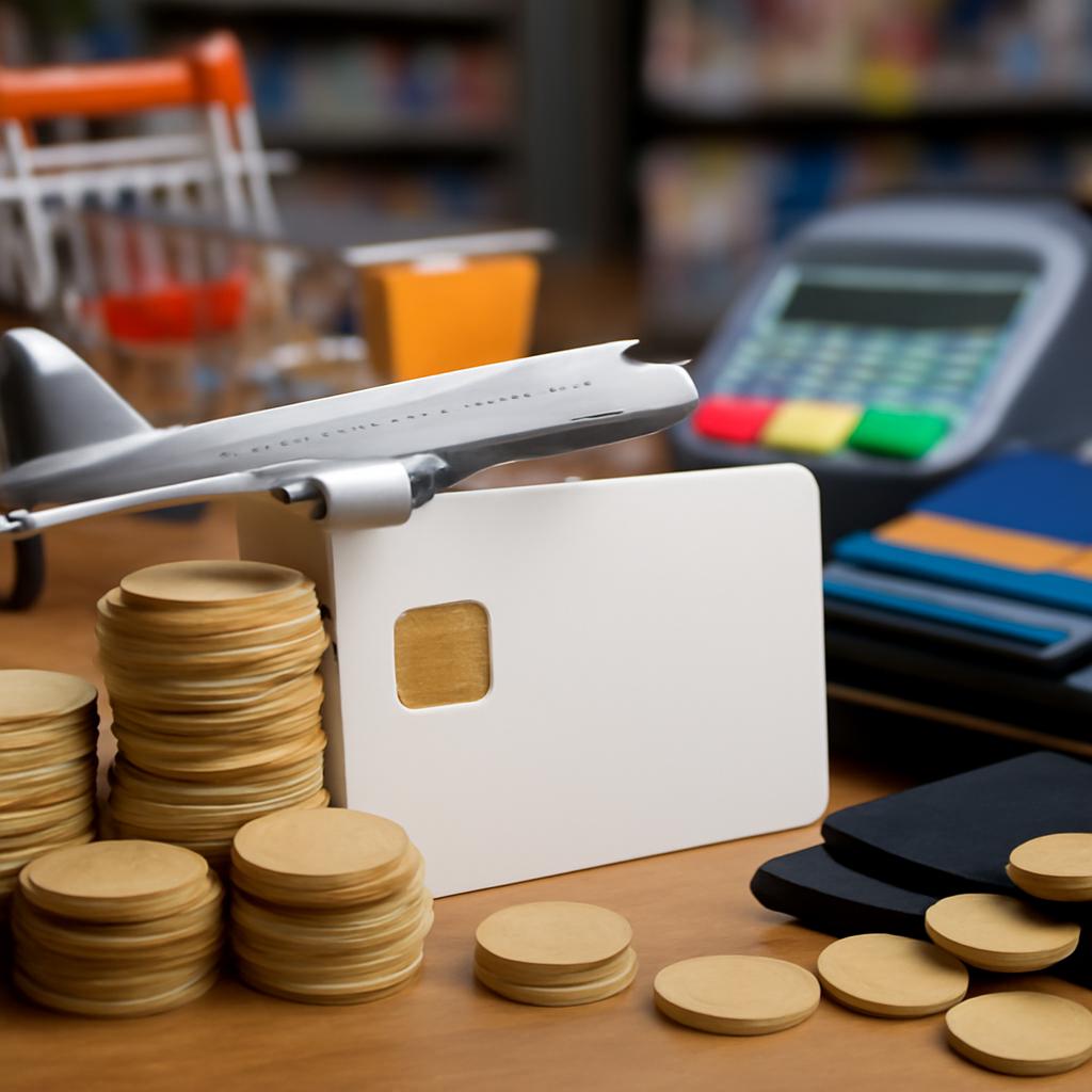 milhas para programas de recompensas de comércio físico