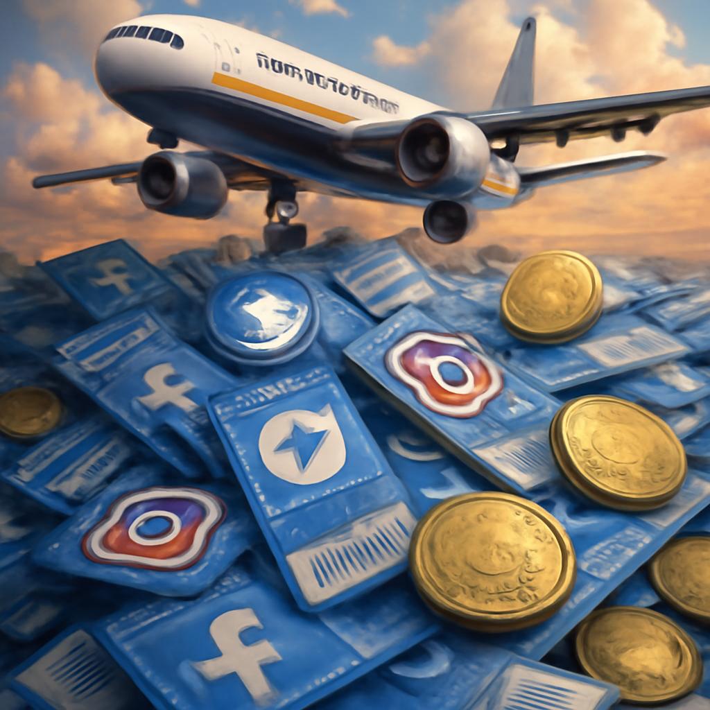 milhas para programas de redes sociais