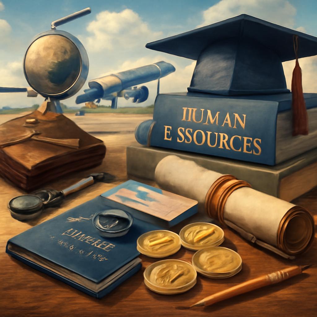 milhas para recursos humanos de educação