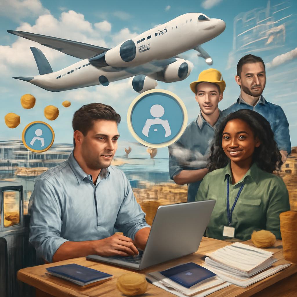 milhas para recursos humanos técnicos