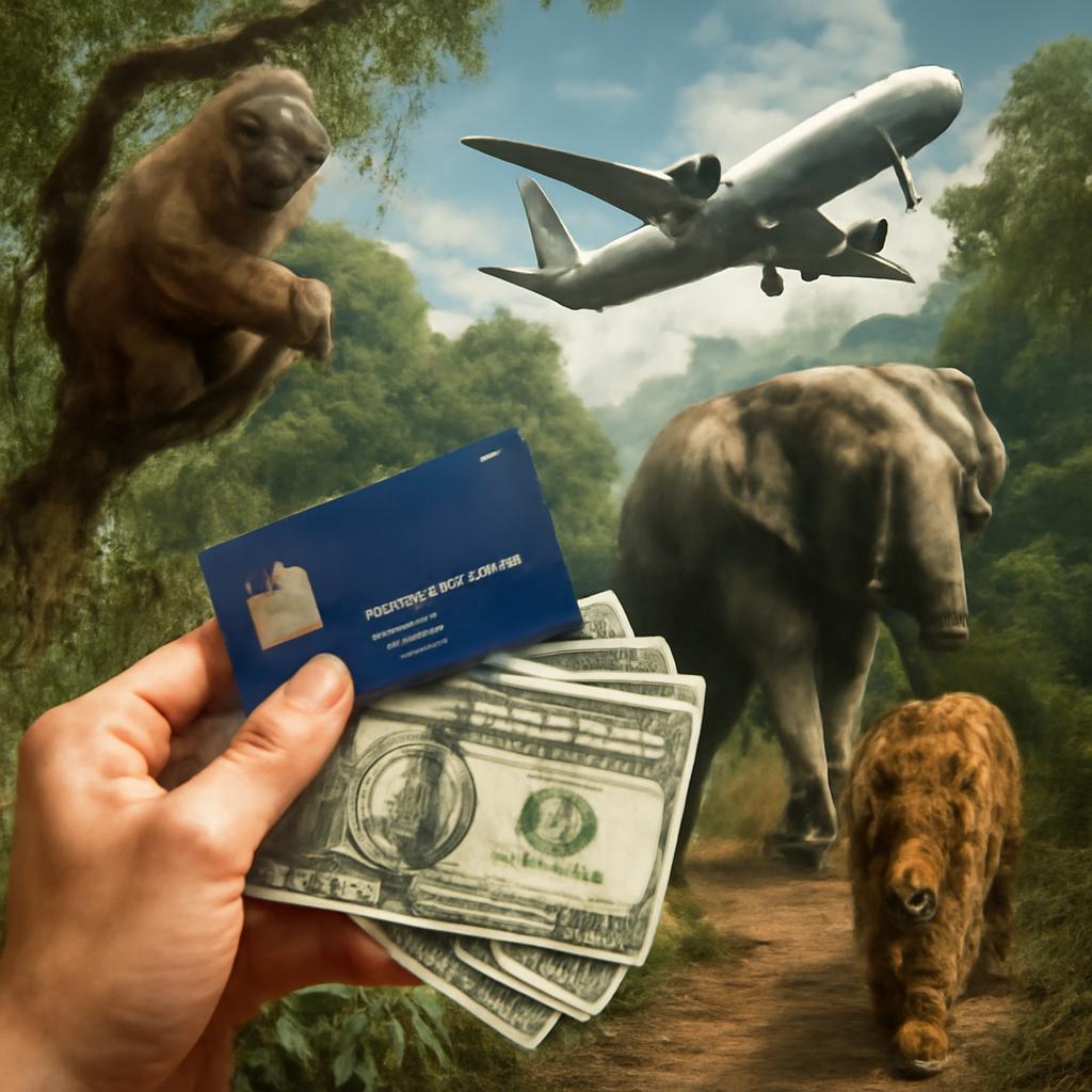milhas para reservas biológicas