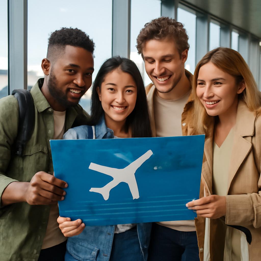 milhas para resgate de viagens em grupo