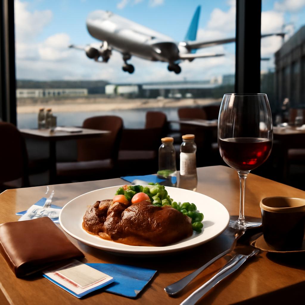 milhas para serviços em restaurantes