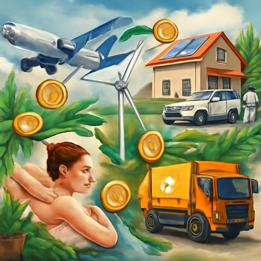 milhas para serviços sustentáveis