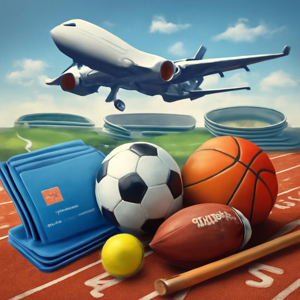 milhas para setores esportivos