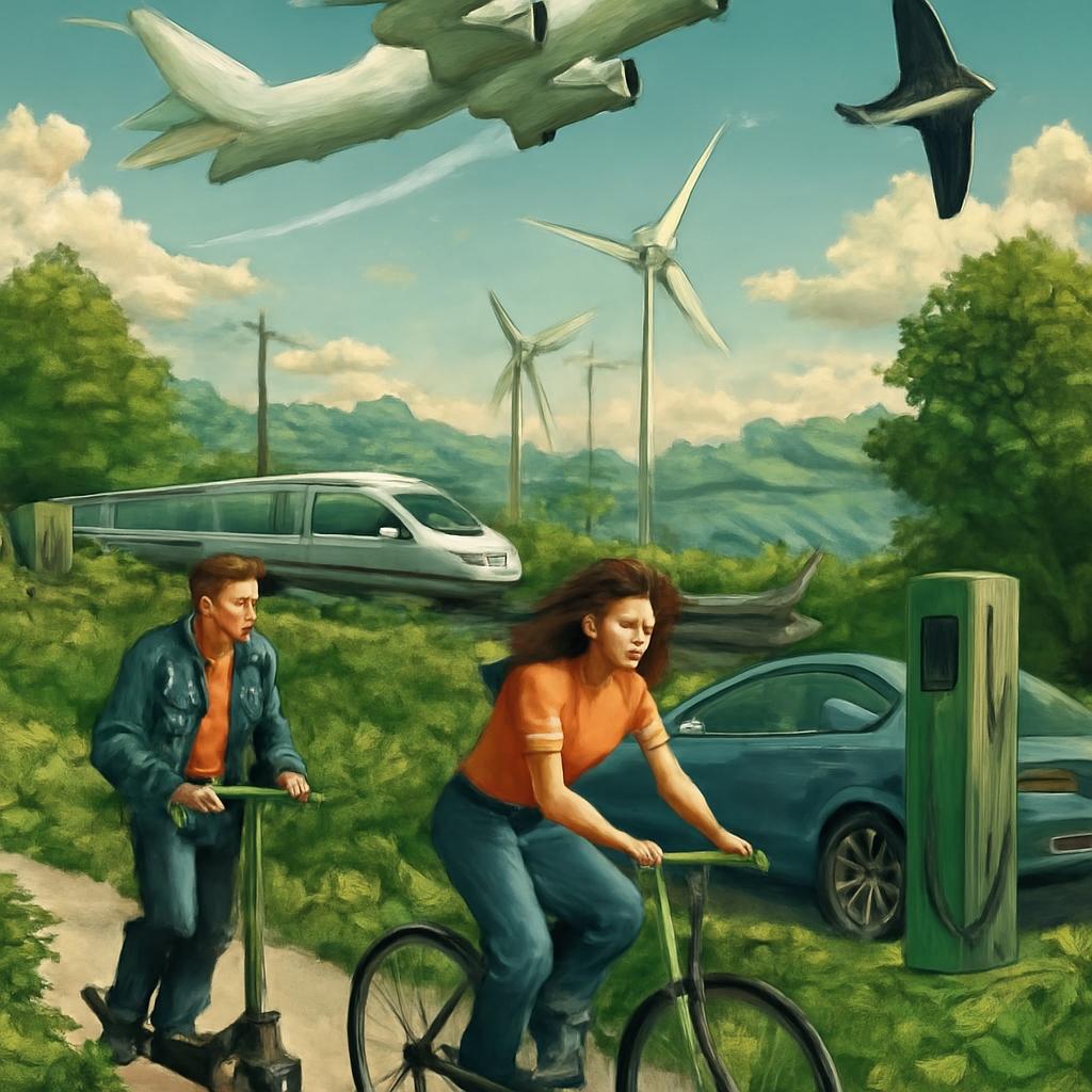 milhas para transporte alternativo sustentável