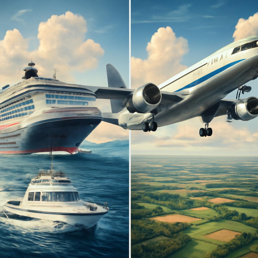 milhas para transporte aquaviário