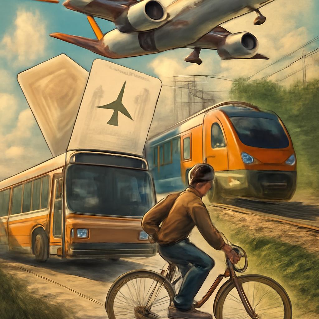 milhas para transporte público alternativo