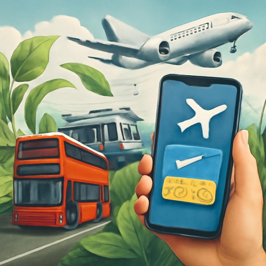 milhas para transporte público sustentável digital