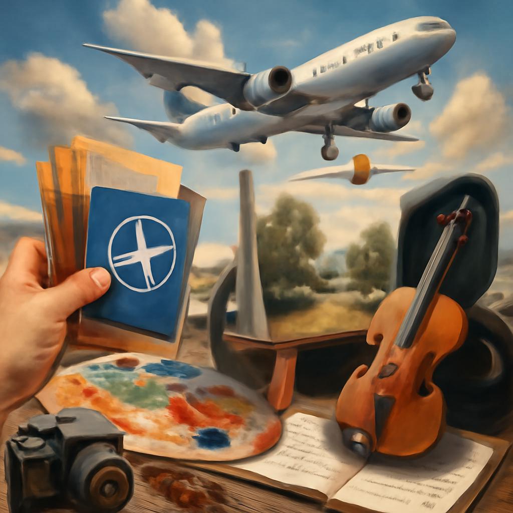 milhas para uso em atividades artísticas