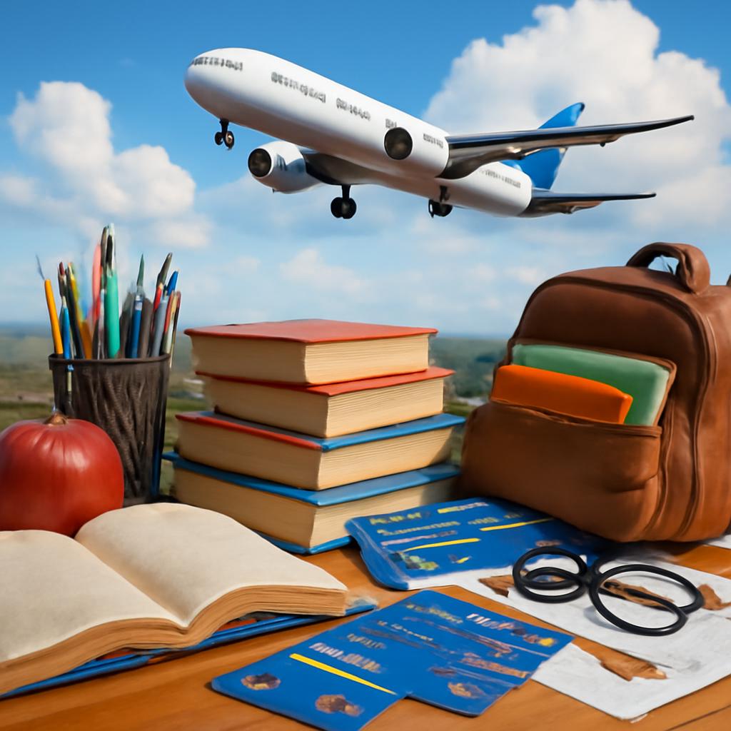 milhas para uso em atividades estudantis