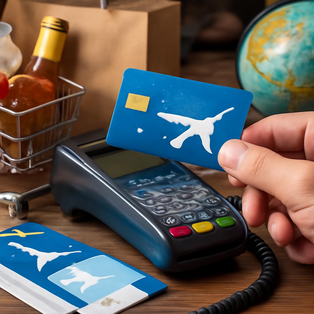 milhas para uso em compras de mercadorias