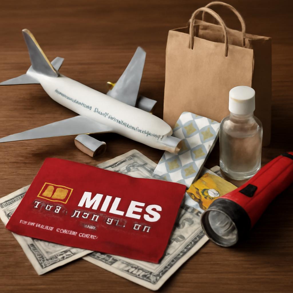 milhas para uso em compras emergenciais