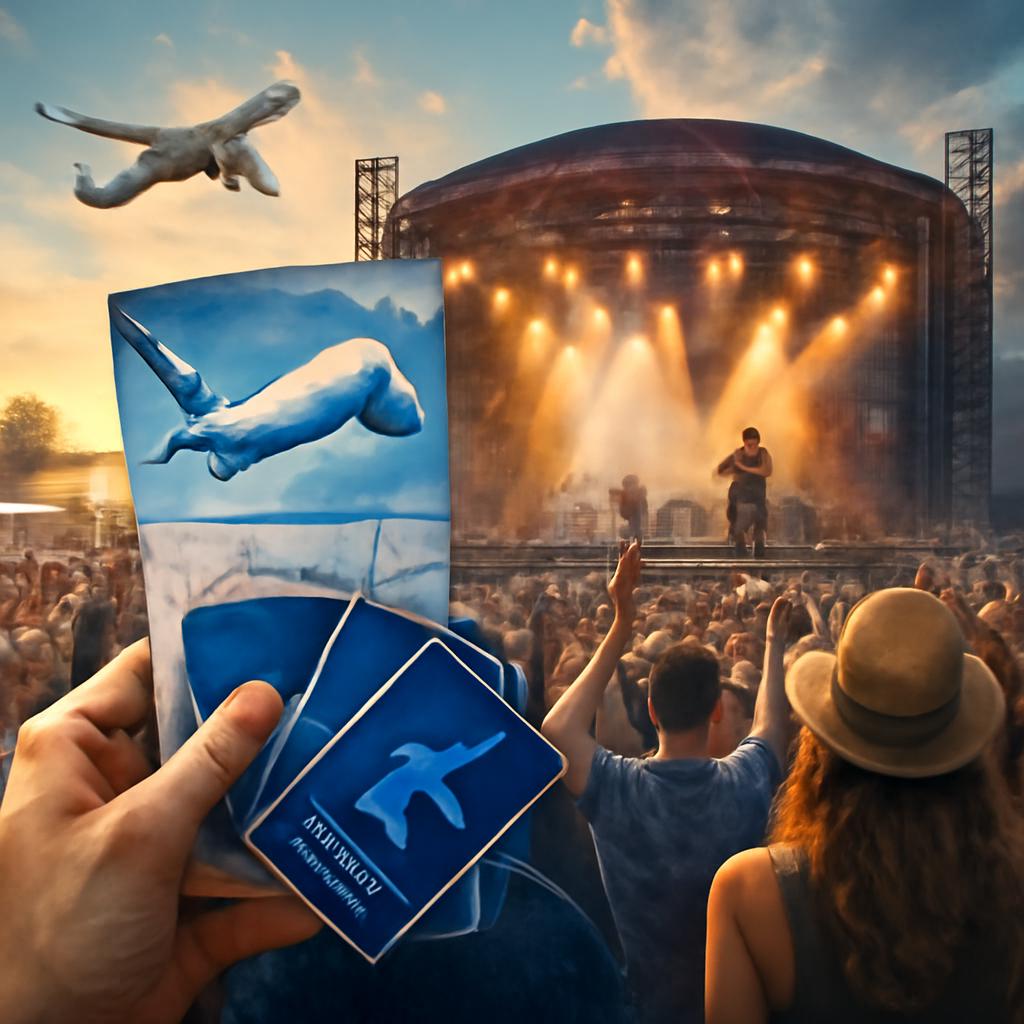 milhas para uso em eventos musicais