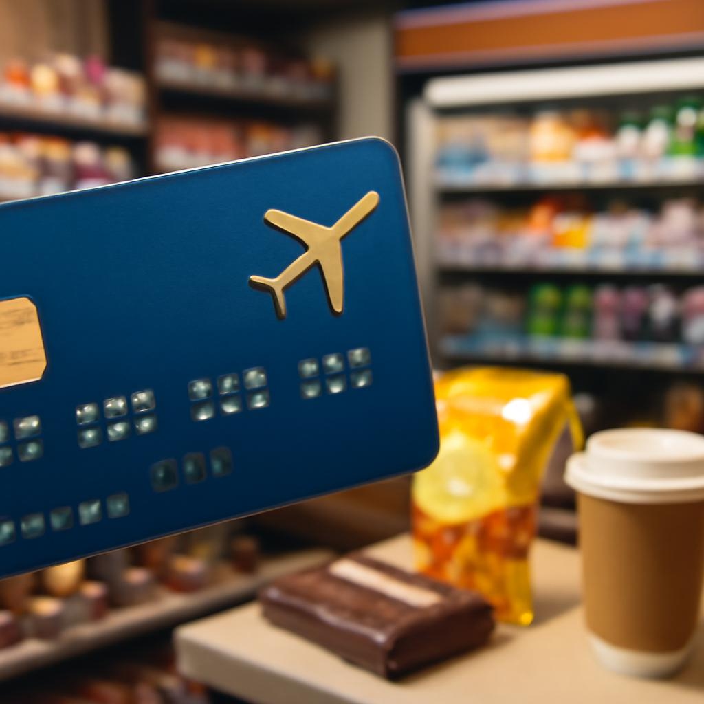 milhas para uso em lojas de conveniência