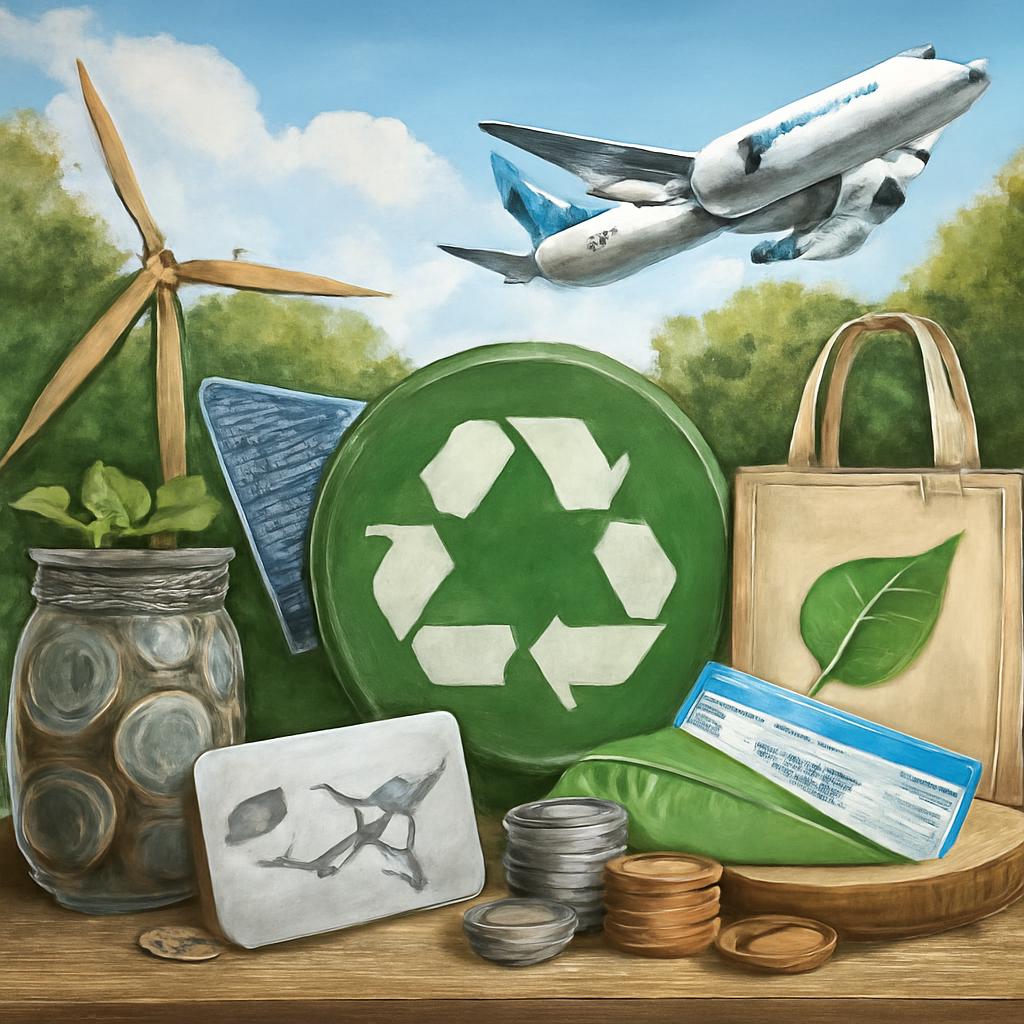 milhas para uso em pontos por programas de sustentabilidade