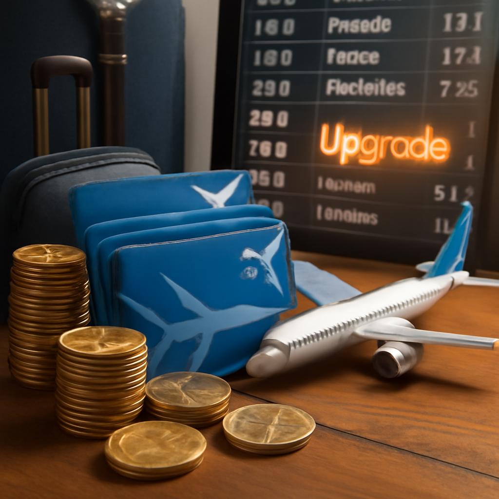 milhas para uso em pontos por upgrade