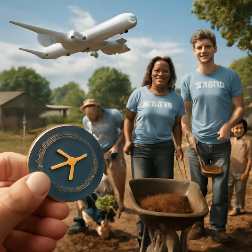 milhas para uso em programas de voluntariado