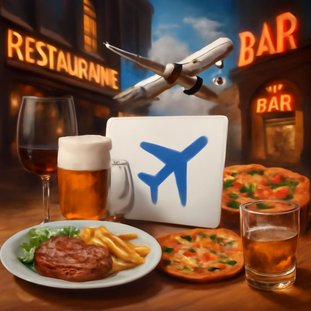 milhas para uso em restaurantes e bares