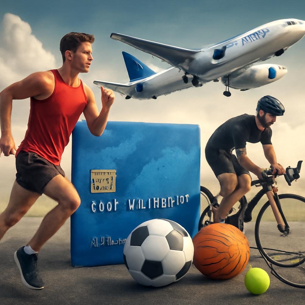 milhas para utilização em esportes