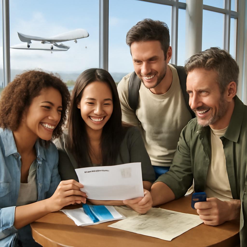 milhas para viagens em grupo