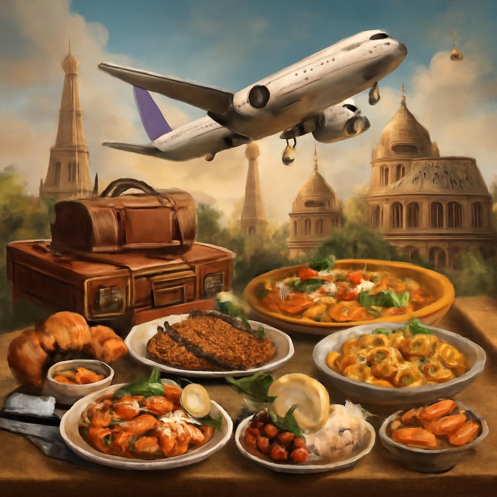 milhas para viagens gastronomicas