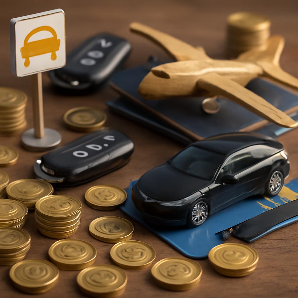 pontos para aluguel de carros