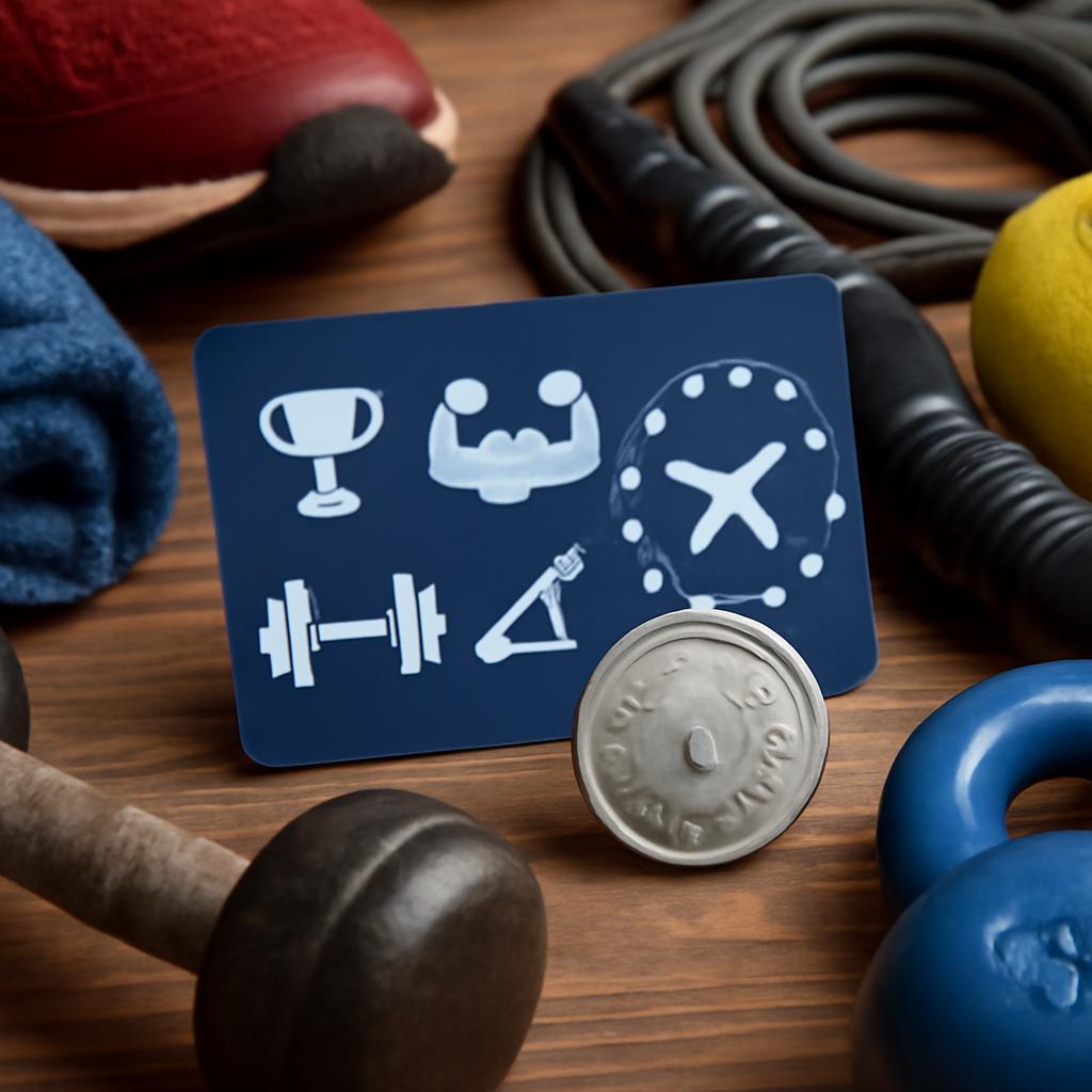 pontos para eventos de fitness e esportes