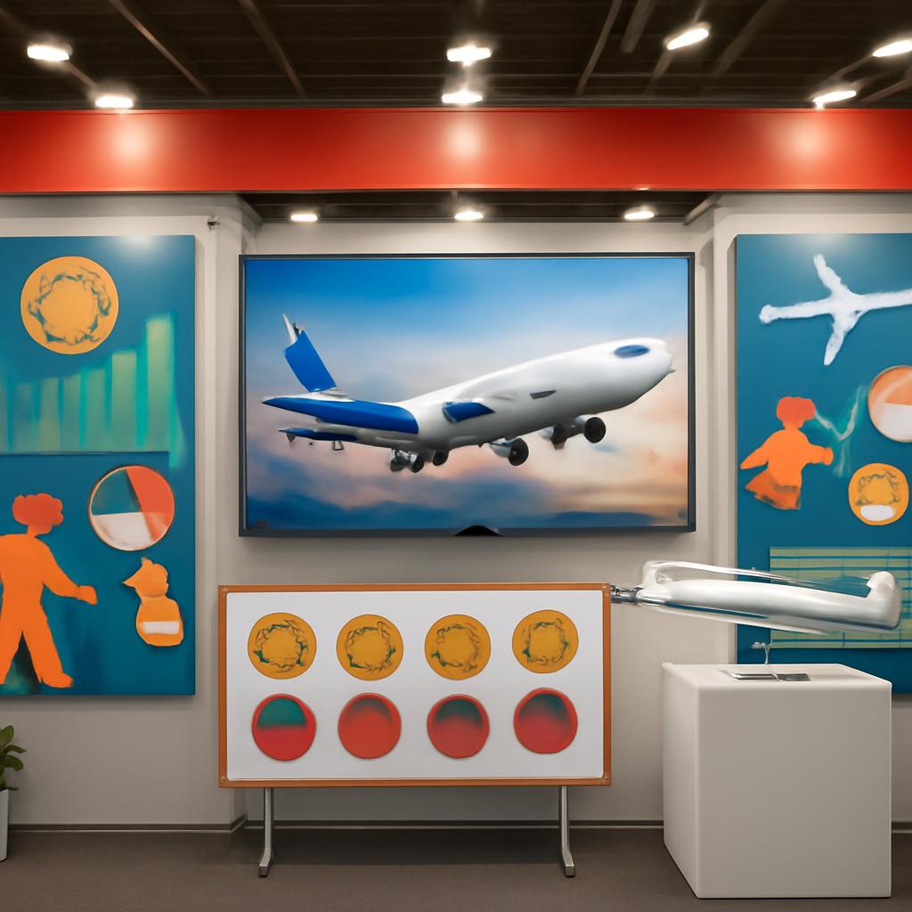 pontos para feiras e exposições educativas