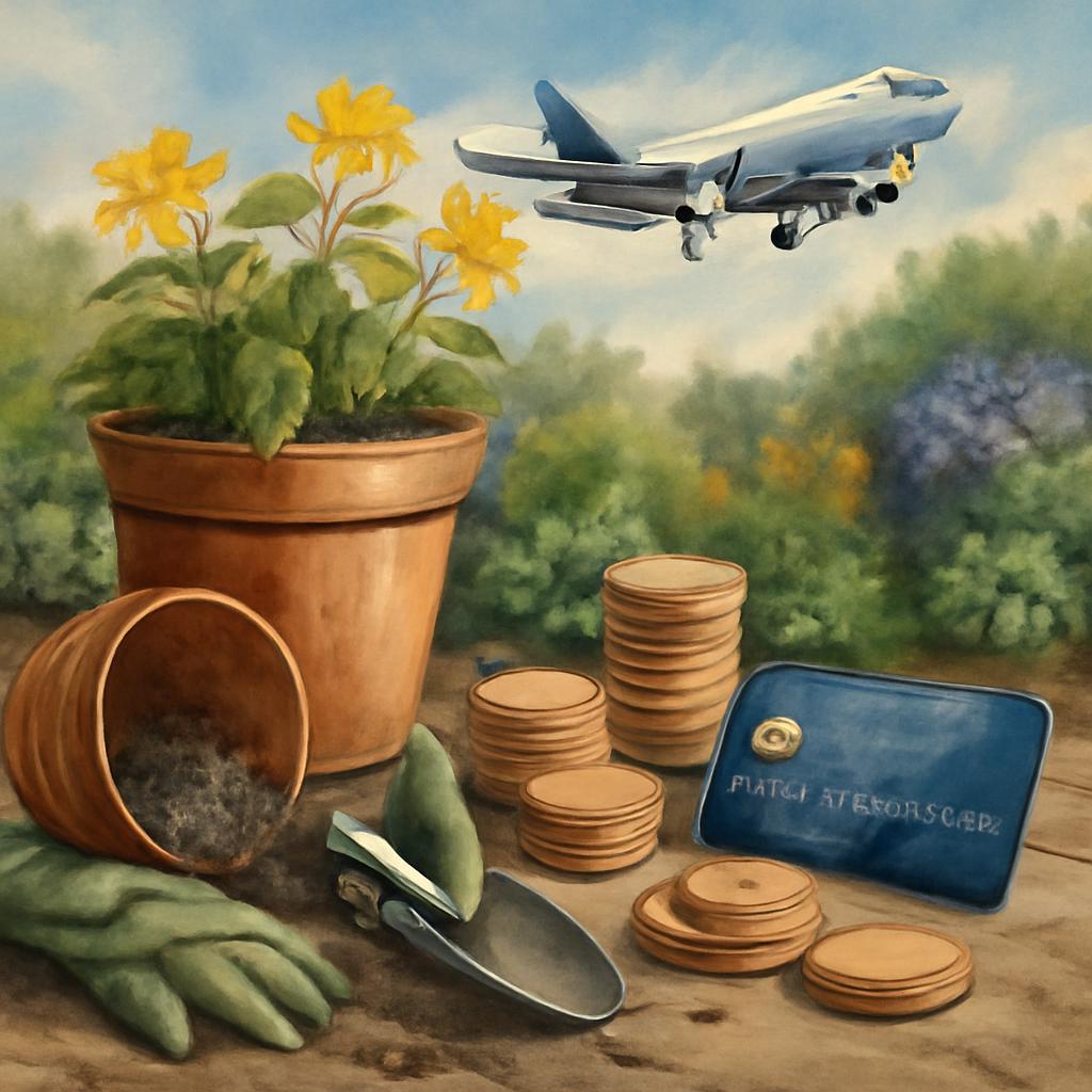 pontos para jardinagem