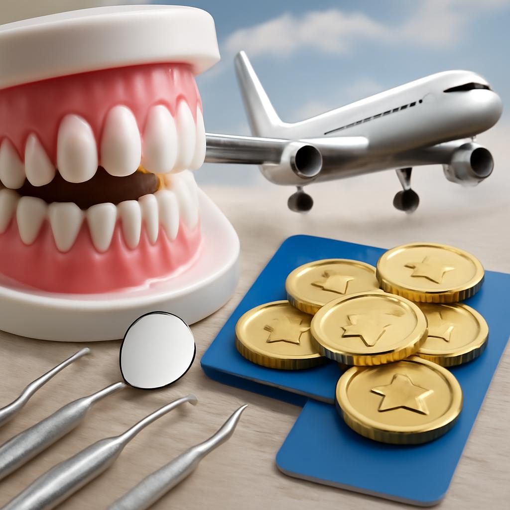 pontos para serviços odontológicos