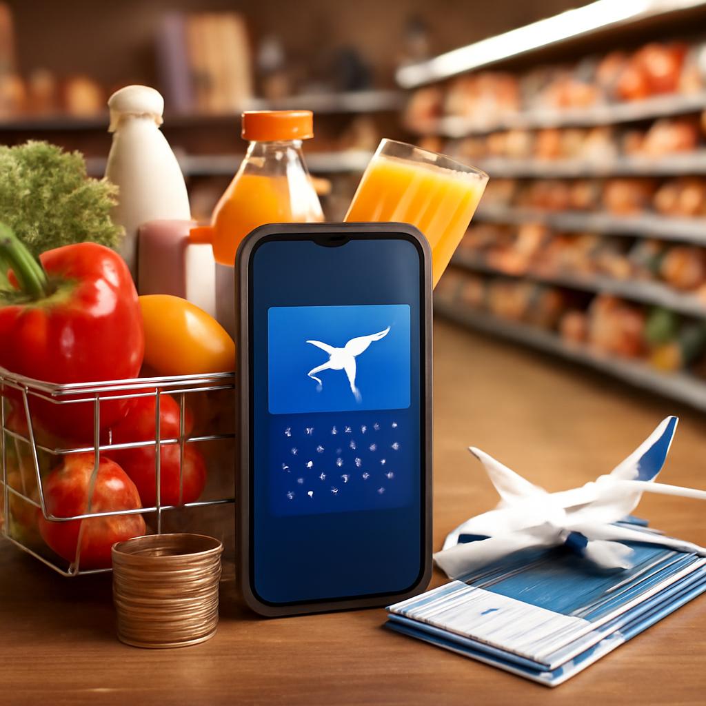 pontos para supermercados