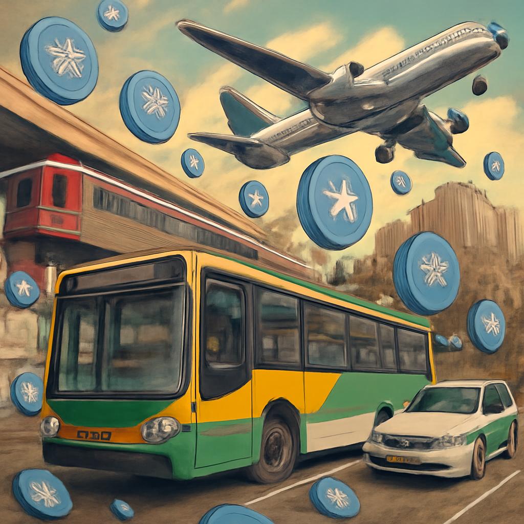 pontos para transporte coletivo