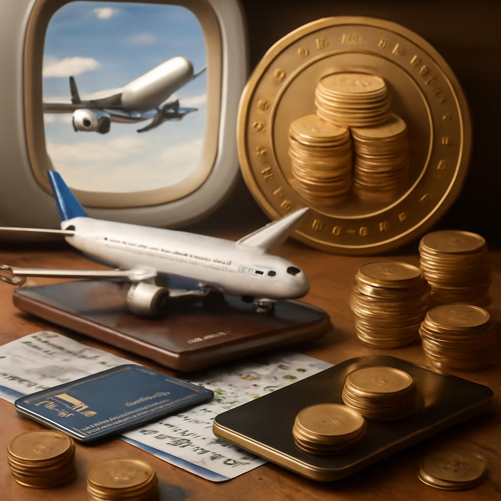 acúmulo de pontos para viagens
